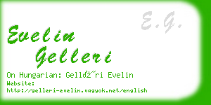 evelin gelleri business card